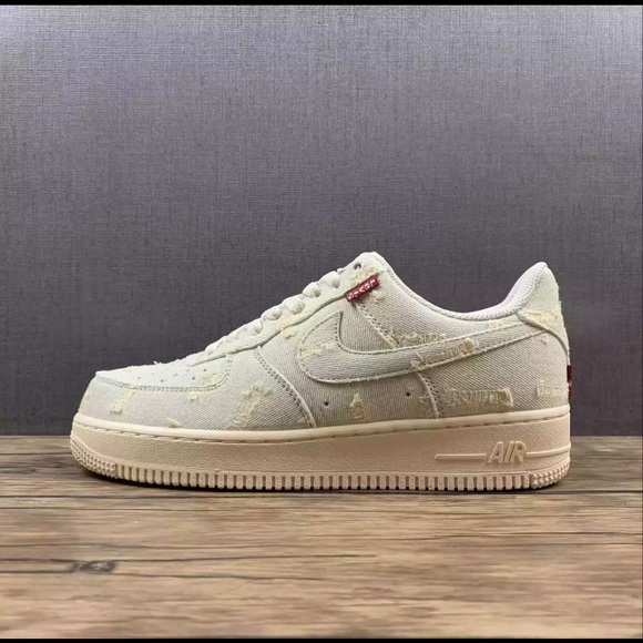 Custom Levi’s x Air Force 1 Low Nike By You - Picture 1 of 3